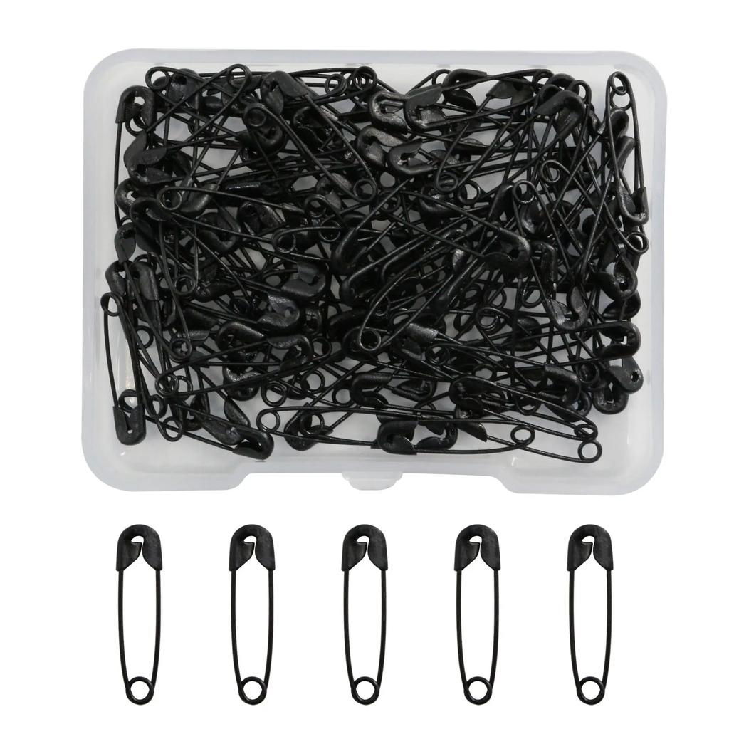 120pcs Safety Pins Colored Safety Pins Metal Safety Pins With Storage Box Small Safety Pins For Clothes Diy Crafts Sewing Home