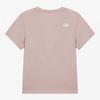 The North Face Women S Cotton baSic Short Sleeve Tee grayiSh Pink nt7uS30d