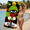 Customizable personalized beach towels Marvin the Martian themed designs.Suitable for the beach, yoga, sports;ideal as beach accessories
