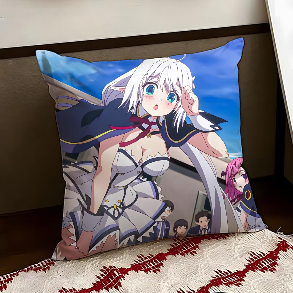 Anime TGDL Cushion Cover Reversible Soft Durable Pillow Cover Home Car MultiScene Use for Daily Comfort