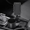 Car Cup & Phone Holder: Multifunctional Water Cup, Drink, and Storage Rack.