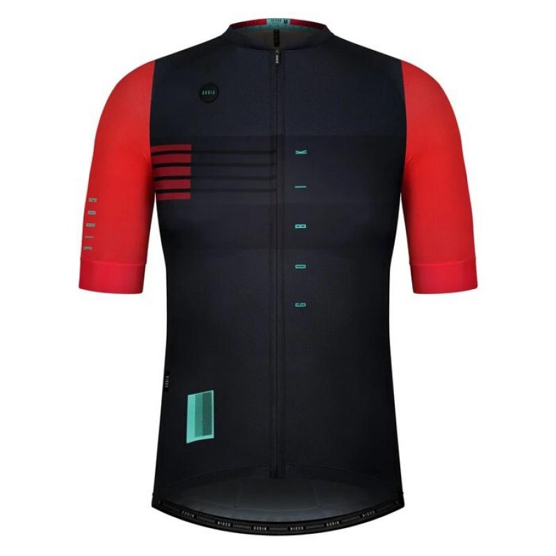 GOBIK Herren Radtrikot Kurzarm Schnelltrocknend Atmungsaktiv Fahrradhemd Rennrad MTB Fahren