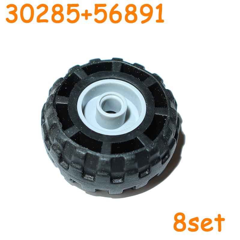 30285 18976 55982 55981 89201 92402 58090 35578 56891 Reifen Räder Auto LKW Nabe Technische Bausteine MOC Motorrad Konstruktionssteine