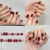 Chinese Style Ink Short Stairs Nail Stickers Factory Direct Sales