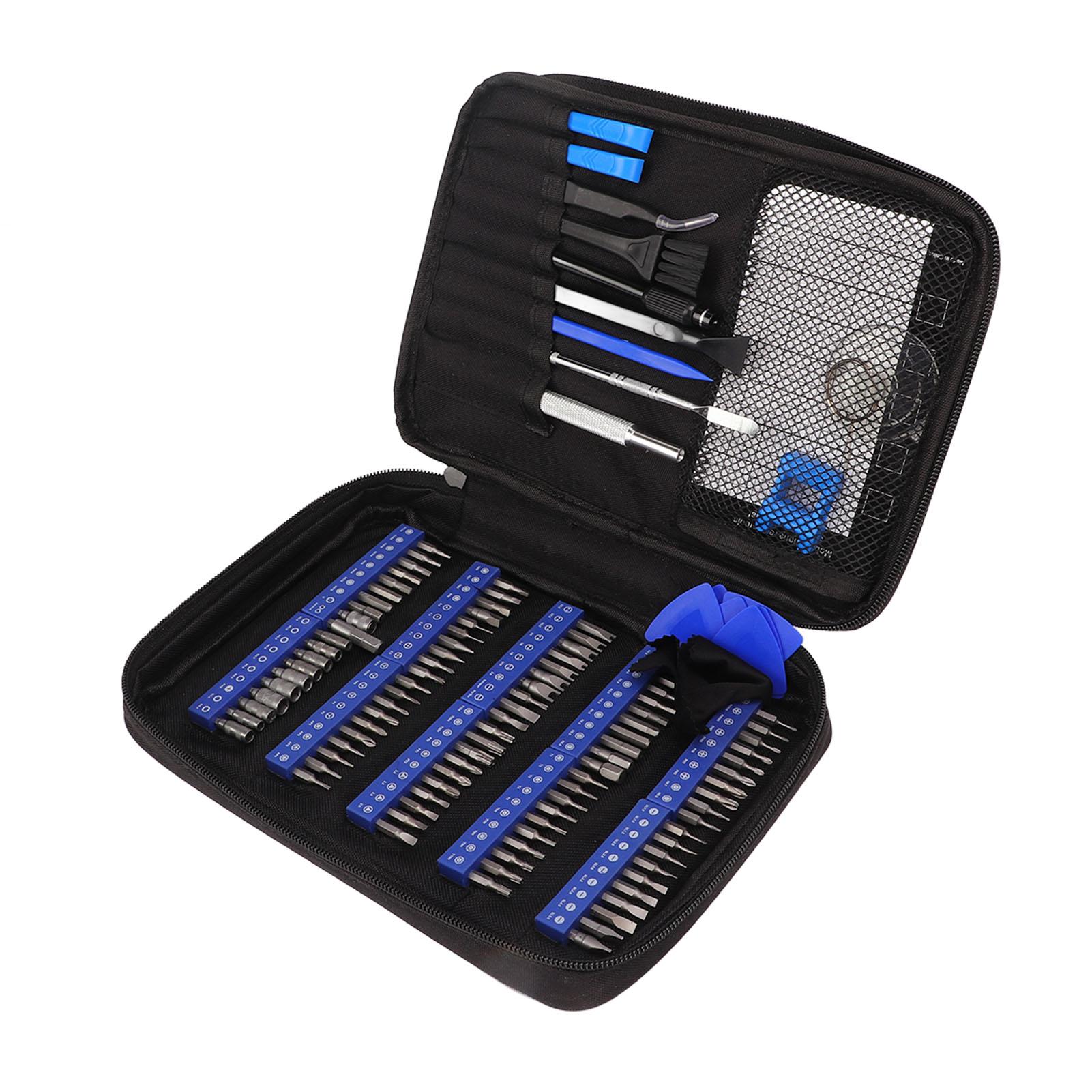 120 in 1 Electronics Screwdriver Set Multifunction Professional Metal Handle Electronics Repair Tool Kit for Phone PC