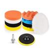 3/4/5'' Car Polishing Disc 8Pcs/Set Self-Adhesive Buffing Waxing Sponge Wool Wheel Polishing Pad For Car Polisher Drill Adapter