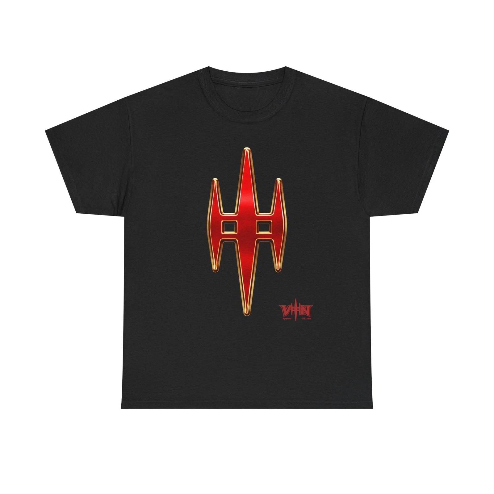 Gold Trim Vamp Nation Logo T-Shirt — Graphic Tee T-Shirt M