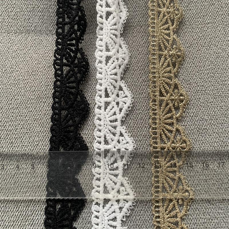 New 5m/16.4ft each Pack white lace trims Handmade thin curve rope Sewing Accessory for bras Curtains Dresses Hats wedding Gift sewing Decoration