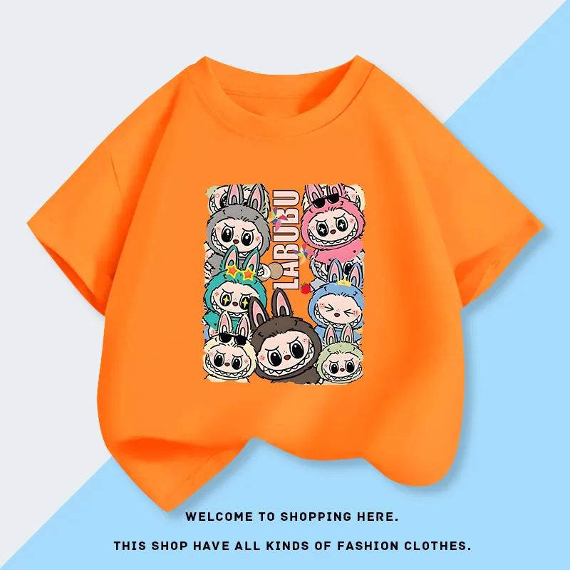 

Милая футболка с рисунком девочки, модная повседневная детская 110