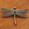 Libel Ornament Delicaat Modelleer Beeldje Vintage Koperen Dier Ornament Rustieke Stijl voor Huisdecoratie
