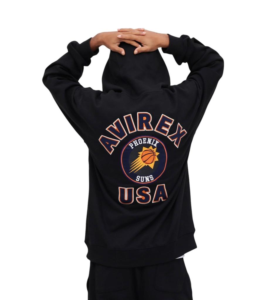 Avirex NBA Size L Hoodie, Men's, (120), Navy, 783-5131003