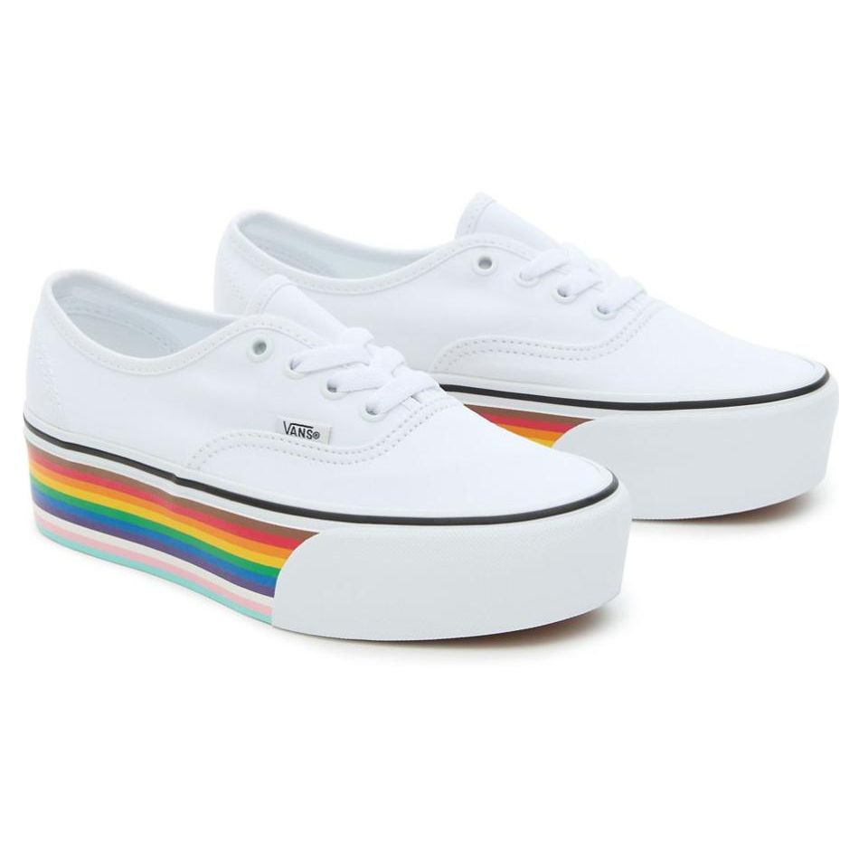 Vans Authentic Pride Low Top Skate Shoes Unisex sneaker White VN0A5KXXRNC
