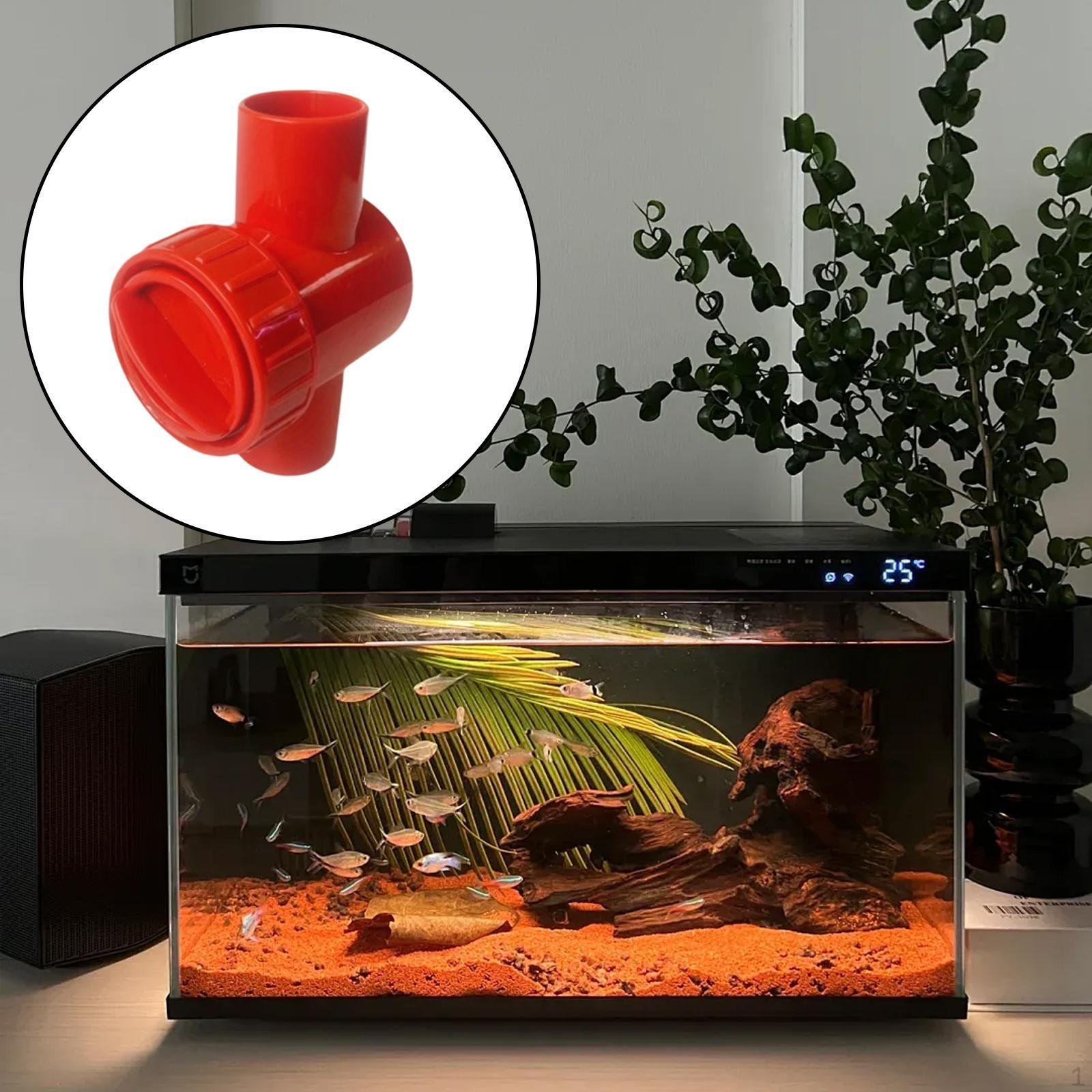 

Aquarium Valve High Performance Regulator Adjustable Sluice Valves Ball for Tanks Garden 25mm