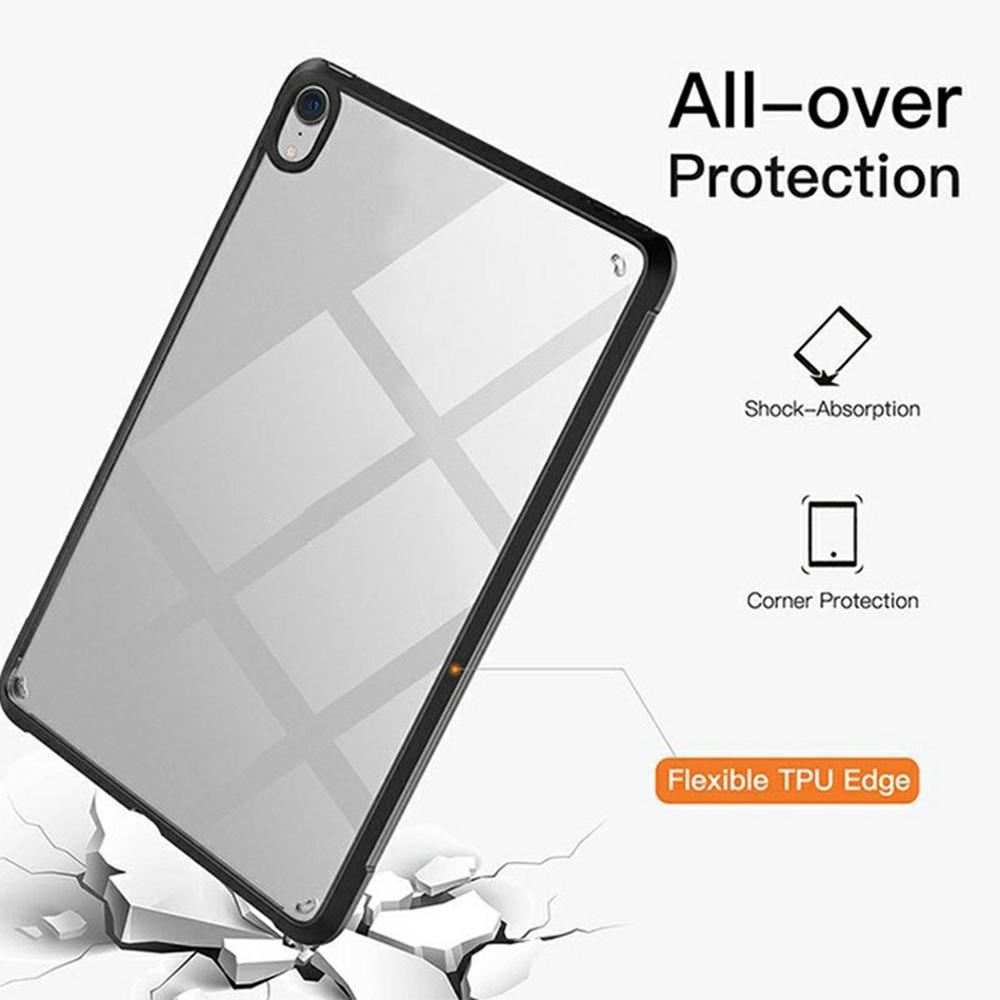 For iPad (2025)/iPad 10.9 (2022) Case TPU+Acrylic+PC Matte Shockproof Tablet Cover