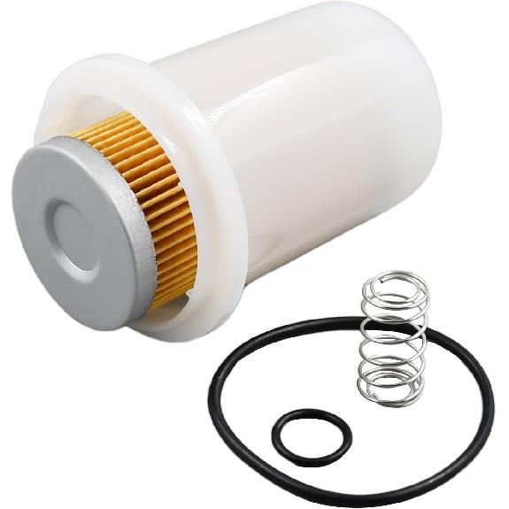 

Fuel Filter Kit with 15521-43160 Fuel Filter 15575-43130 Filter Bowl O-ring & Spring Compatible with Kubota L3010 L3130 L3240 L235 L275 L3600 Engine