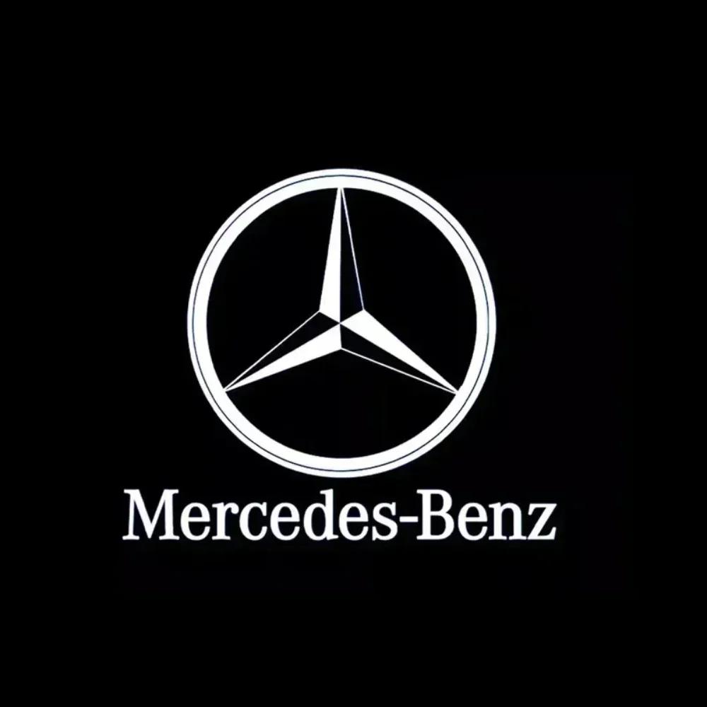 

New For Mercedes Benz 2PCS LED Car Door Welcome Lamps Logo Emblem Ghost Shadow Light Auto Accessories For Mercedes Benz CLA CLS