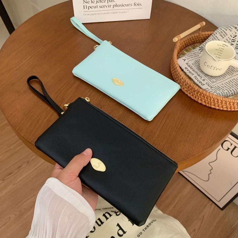 Luxury Evening Banquet Bag Square Handbag French PU Long Wallet  Daily
