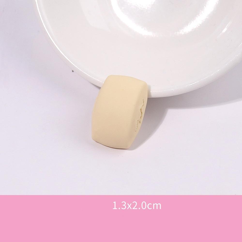 10Pcs Frosted Resin Accessories Simulate Cartoon Cream Glue Rainbow Cloud Phone Case Accessories Popular Diy Trinkets Luck Bag