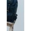 21" Lederrucksack Echtleder Rucksack Laptop Reise Schwarz Herrentasche