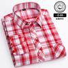 New Cotton Plaid Casual Shirts For Men Long Sleeve Fashion Print Checked Regular Fit Mens Plaid Shirts Dress Daily Clothing Soft