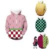 Demon Slayer Kimetsu No Yaiba 3d Printed Hoodie Sweatshirt Cozy Pullover Coat