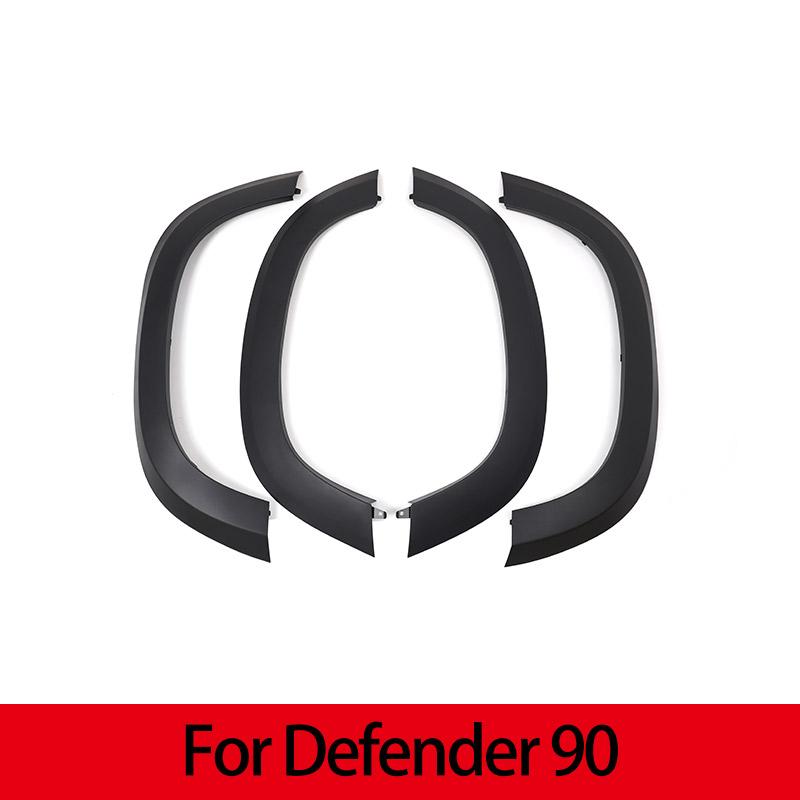 

For Land Rover Defender 90 110 20-24 Car Car Fender Flares Arch Wheel Eyebrow Auto Mudguard Lip Body Kit Eyebrow Protector Cover