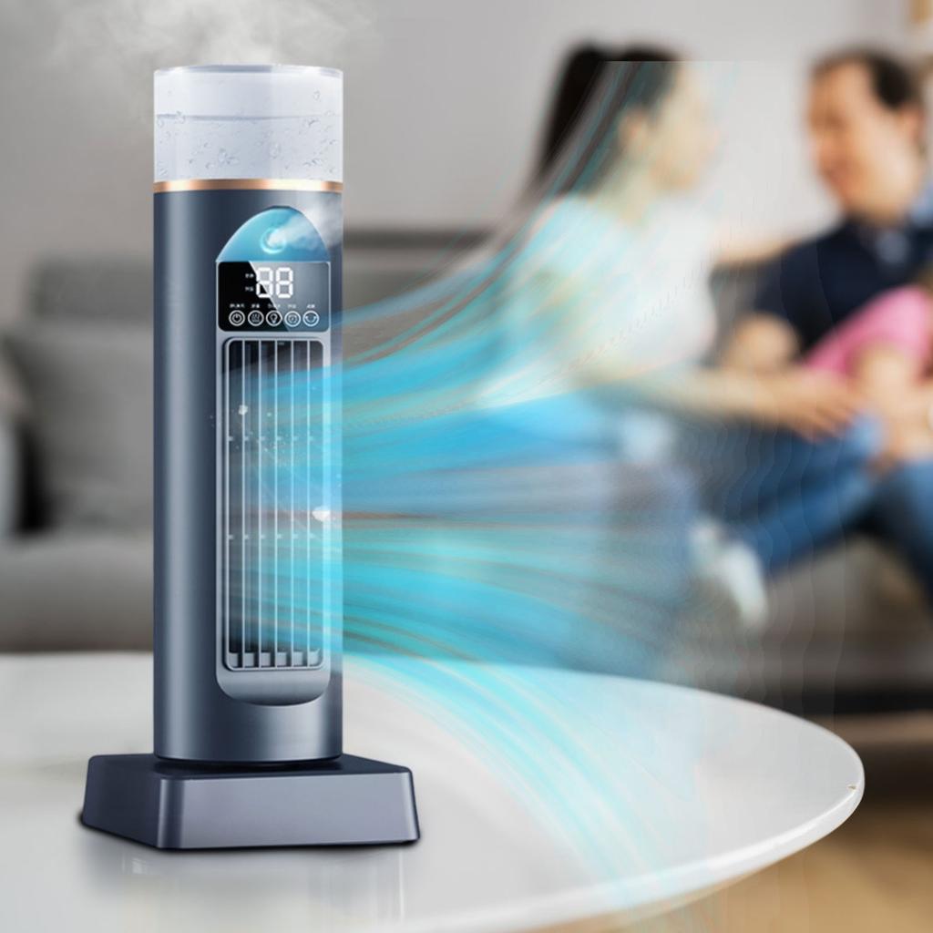 Blattloser Sprühventilator Haushalt Desktop Turmventilator Klimaventilator Wassernachfüllung Kühlung Desktop USB-Ventilator