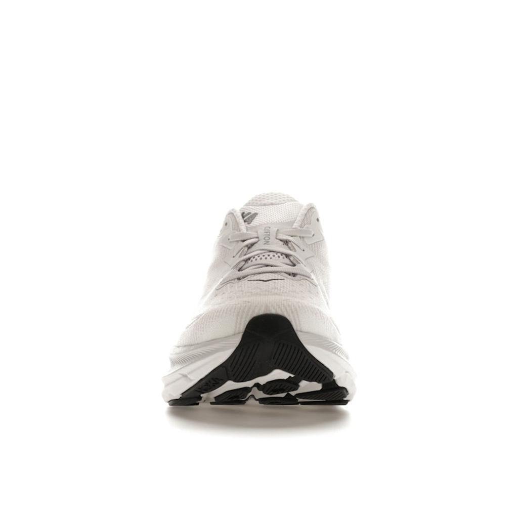 HOKA Clifton 9 Nimbus Cloud Steel Wool Men Sneakers White 1127895-NCSW