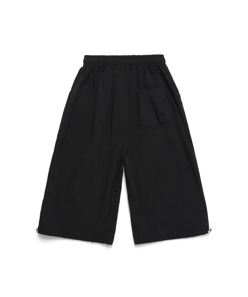 ODDBALLS CLUB Odbc Nylon D-Ring Cropped Pants Black