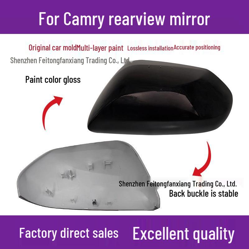 Toyota 8th Gen Camry (2018-2023) Rearview Mirror Shell, Turn Signal Lens & Frame