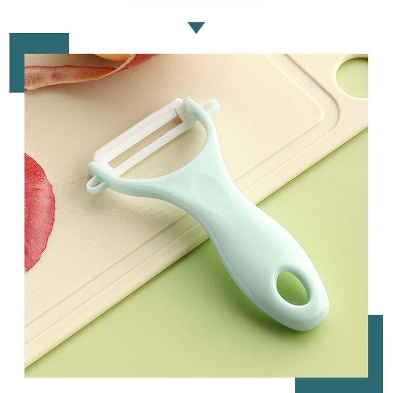 Pelador de cerámica para verduras y frutas, ecológico, para cocina, pelador de patatas y manzanas, multifunción, para el hogar, utensilios de comedor