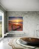 Canvas Print, Heart Love Beach