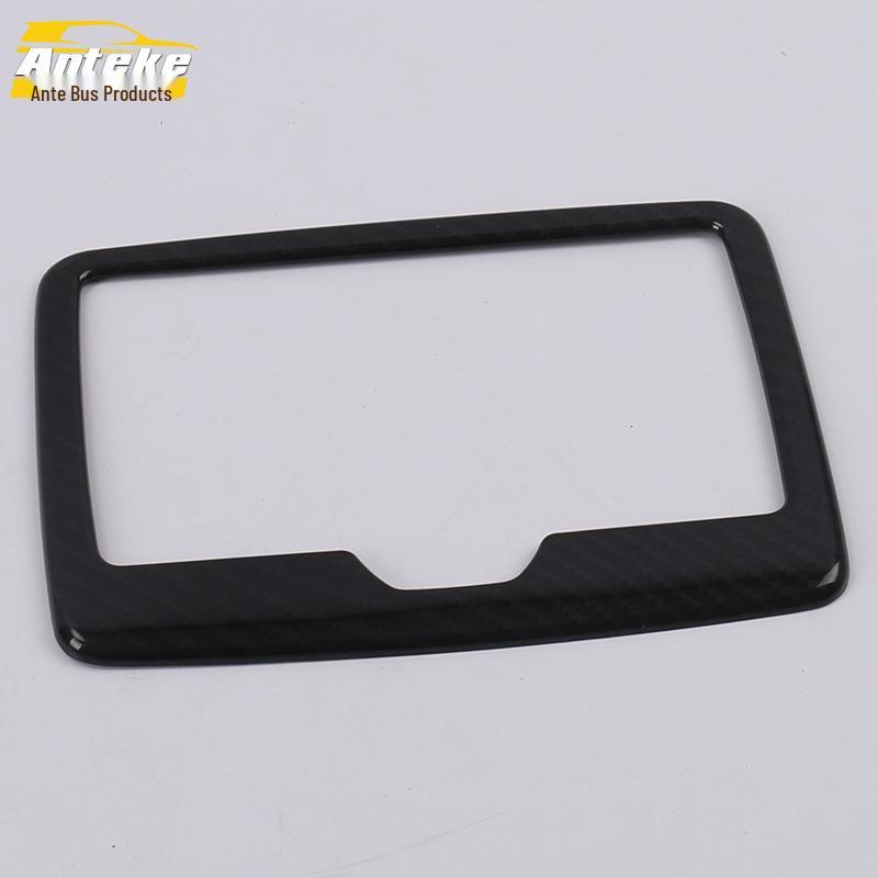 17 1 Series Rear Cup Holder Electroplated Decorative Frame - Third Row Armrest Box Sticker