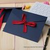 Retro Kraft Paper Envelope - Western Style Invitation with Bow Logo