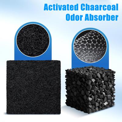 Yousheng 20/40Pcs Filter Core Activated Carbon Odor Absorbing Refills Kitchen Bin Odor Eliminator Easy Replacement Deodorizer