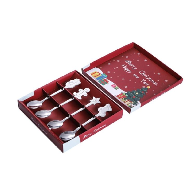 4 Pack Ice Cream Soup Sugar Dessert Tea Spoons Mixing Stirrer Kitchen Tablewares серебряный
