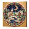 Self‑Adhesive Xmas Rhinestone Painting Kit Christmas Star Santa Crystal Painting Set  Holiday Craft