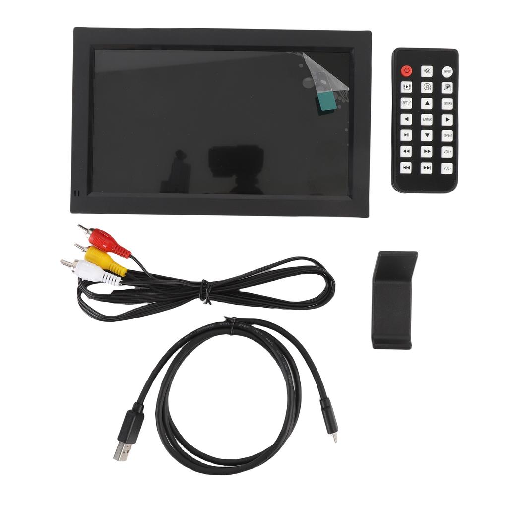 7 tommers skjerm 480x800 Farge TFT LCD Bærbar skjerm med stativ Støtter HD Multimedia Inter