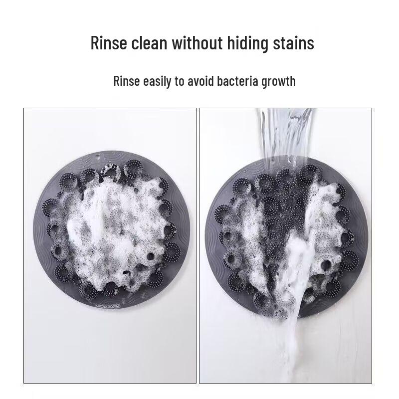 Hydrophober Schnelltrocknender Rückenwäscher und Fußmassagematte für Dusche und Badezimmer