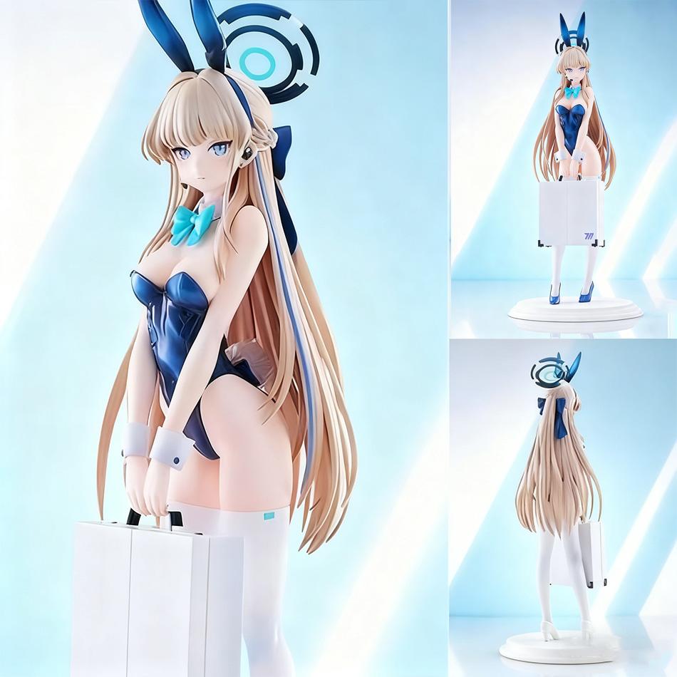 Blue Archive Playful Pose Bunny Girl Ai Game Figure Model Statue Boys Collection Desktop Decoration Ornament Toy Gift