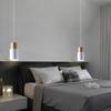 Nordic Wrought Iron & Solid Wood Bedside Pendant Lamp - Multicolor, Creative Fresh Design