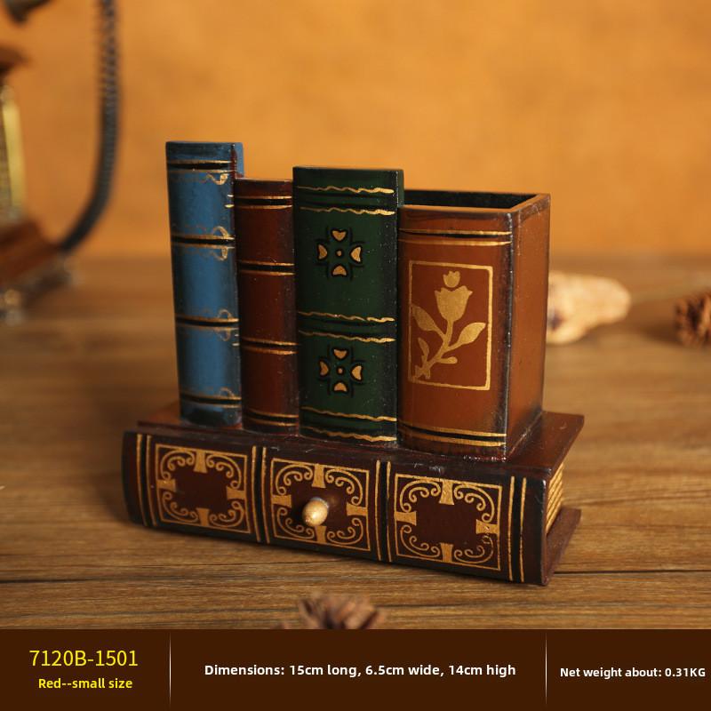 Resin Violin Classic Pen Organizer For Desktop Decoration In Living Study Room