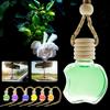 Car Hanging Glass Bottle Air Freshener Empty Bottle Aromatherapy Pendant Diffuser Auto Rearview Mirror Car Air Freshener