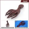 Sea Creature Sea Slug Squid Pvc Model Ornament For Aquarium Office Decoration