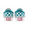 Vans Low Top Kids' Skateboarding Shoes White Green Checkerboard Children Aged 3 7 Years Old VN0A5KXM9EX