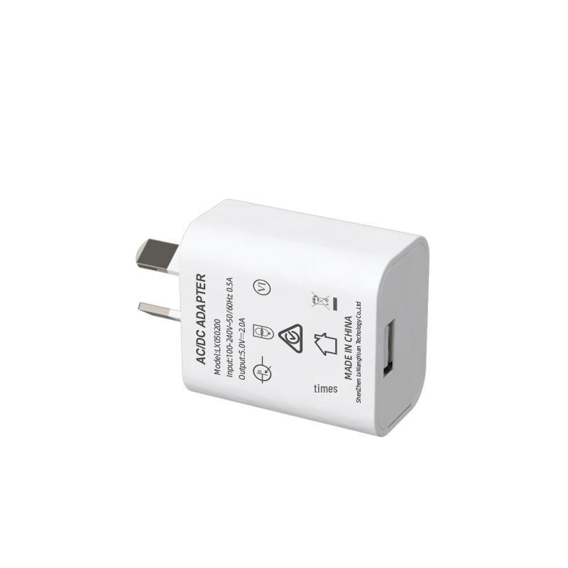 5V 2A SAS-Certified Australian Standard Octagonal Charger, High-Quality Multifunctional Small Appliance Adapter.