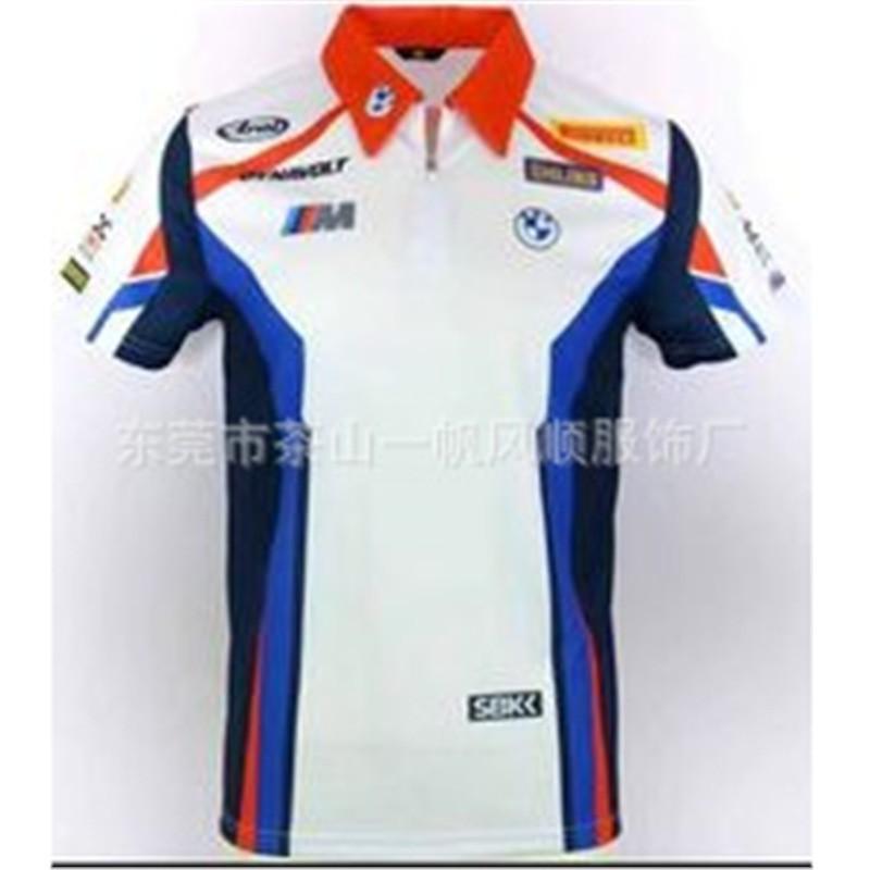 Unisex Off-Road Racing Polo Shirt Short Sleeve Collared T-Shirt Breathable Sporty Casual Fit