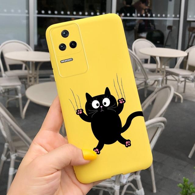 Per Xiaomi Poco F4 Custodia Cute Alien Cartoon Cover morbida in silicone TPU Custodia per telefono per Xiaomi Poco F4 GT PocoF4 Capa antiurto Coque