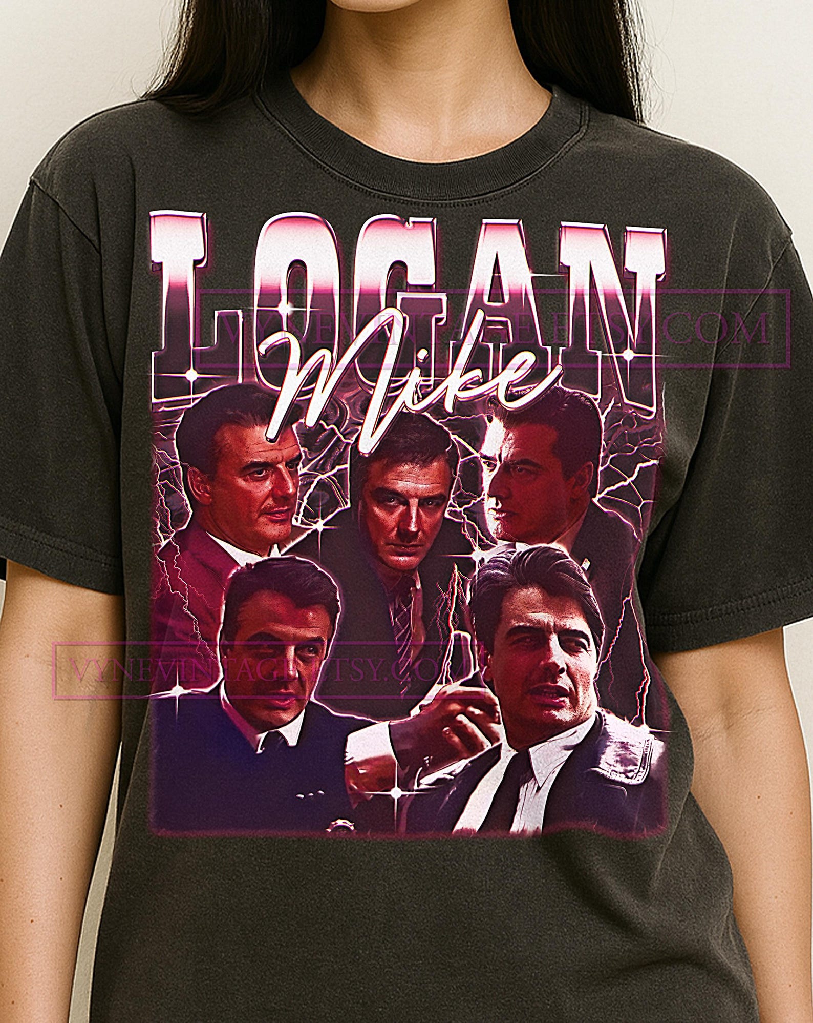 MIKE LOGAN T-Shirt, Vintage Tv Character Detective Hero Star Performer Tee, 90s Retro Throwback, Mike Logan Sweater 4XL