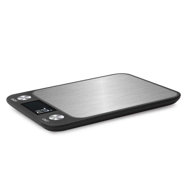 Electronic Kitchen Scale: 10kg/5kg Stainless Steel Platform for Food and Chinese Medicine.